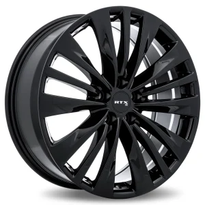 RTX Wheels – TY-02 – Black – 20″x8″ 35mm – All weather Wheels – 083083